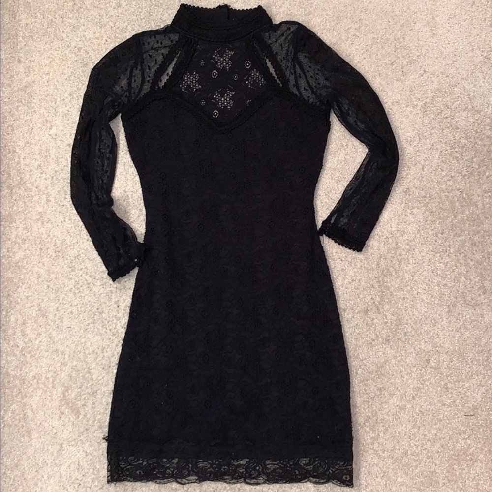 Free People Lace Mini Dress